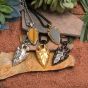 Brushed Stainless Steel Chisel Arrowhead Necklace