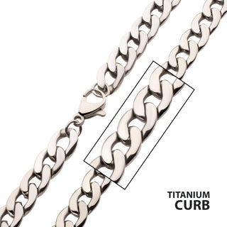 7.4mm Titanium Curb Chain